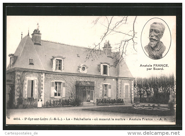 CPA Saint Cyr Sur Loire, La "Bechellerie" Ou Mourut Le Maitre Anatole France - Saint-Cyr-sur-Loire