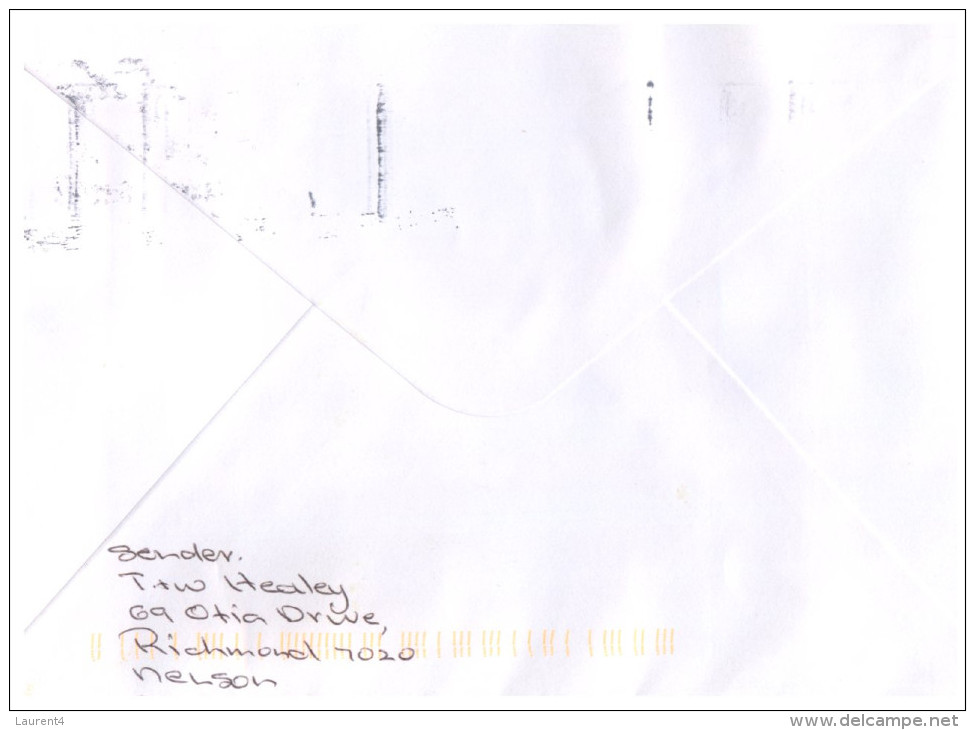 (339) Air Mail Letter From New Zealand To Australia - 2014 - Brieven En Documenten