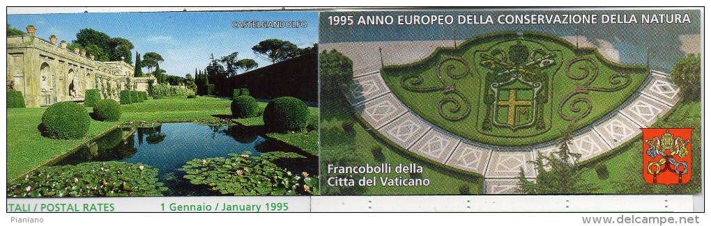 PIA  -  VATICANO - 1995 : Anno  Europeo Della  Conservazione  Della  Natura -  Carnet   (SAS   L  4) - Libretti