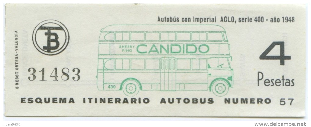 BILLETE DE TRANVIA DE BARCELONA / SERIE PRIMER DIA - ULTIMO DIA  / 1970 (7) - Europa