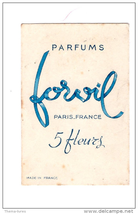 Carte Parfumée Forvil 5 Fleurs (PPP001) - Anciennes (jusque 1960)