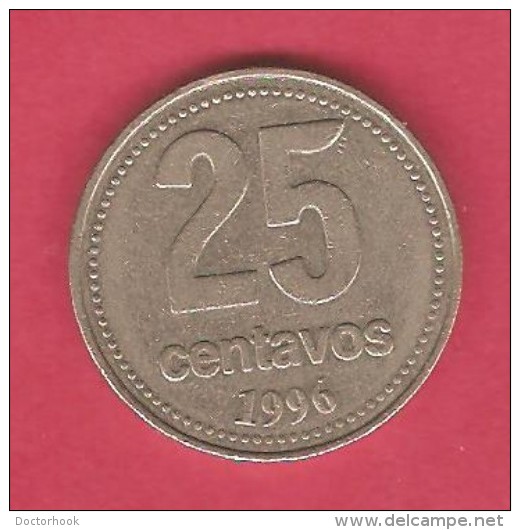 ARGENTINA  25 CENTAVOS 1996 (KM # 110a) - Argentina