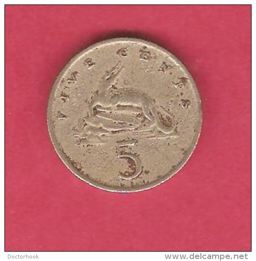 JAMAICA  5 CENTS 1972 (KM # 53) - Jamaica