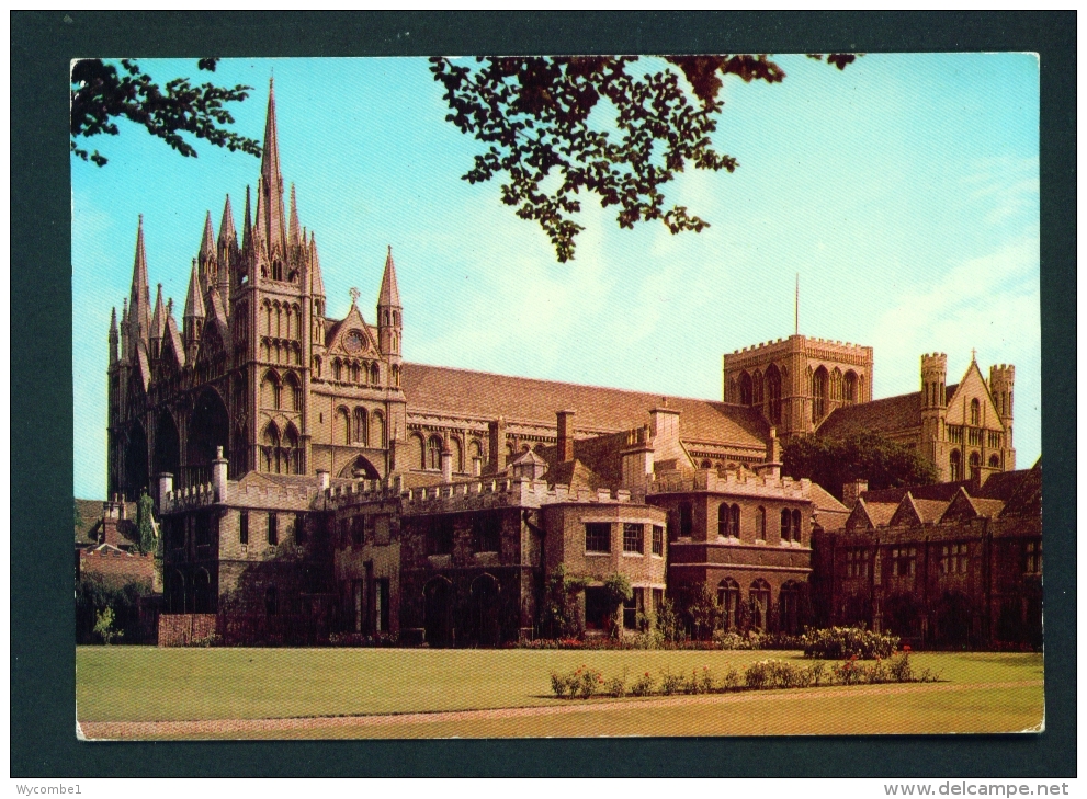 ENGLAND  -  Peterborough Cathedral  Used Postcard As Scans - Other & Unclassified