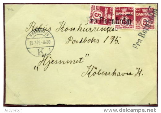 DENMARK SHIPMAIL FRA BORNHOLM ISLAND - Emisiones Locales