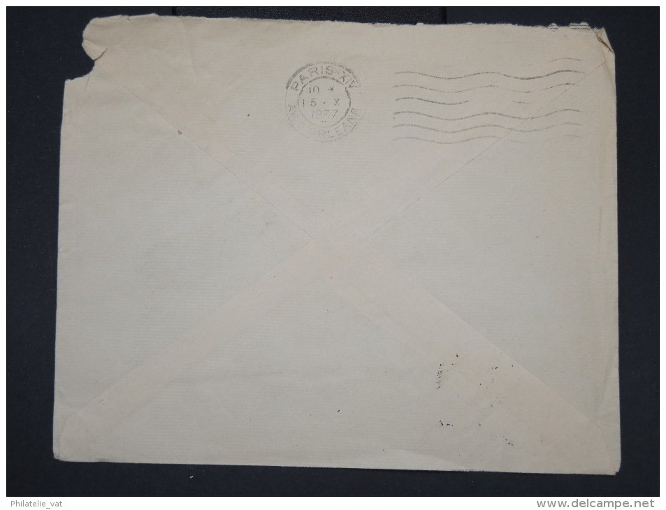 ESPAGNE- Enveloppe De Santander Pour Paris En 1937 Avec Censure Militaire - à Voir - Lot P7604 - Nationalistische Zensur