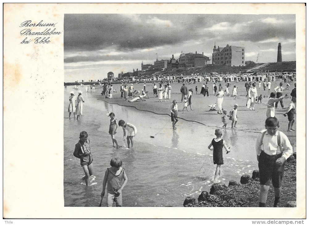 BORKUM - Strandleben Bei Ebbe - Borkum