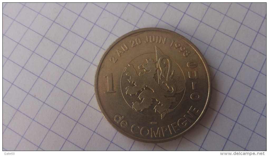 1  Euro Ville De Compiegne   2  Au  20 Juin 1998 - Euros Des Villes