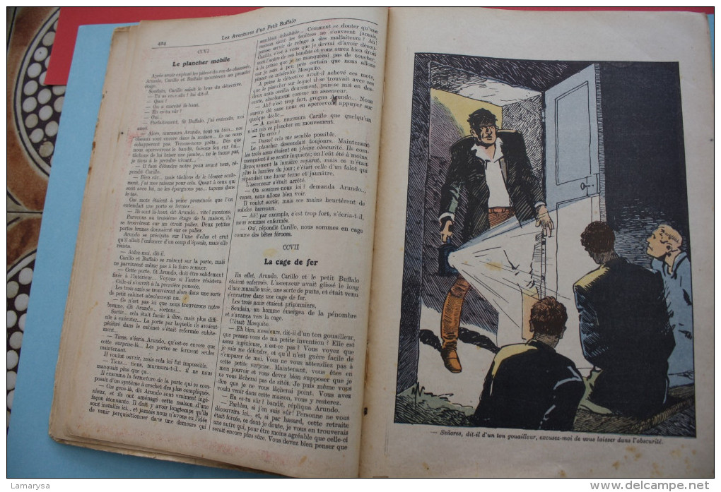 1931 Galopin Arnould Aventures D'un Petit Buffalo -N°26 Au 50 ( 25 ) Heroiques Exploits D'un Gamin De Paris Albin Michel - Adventure