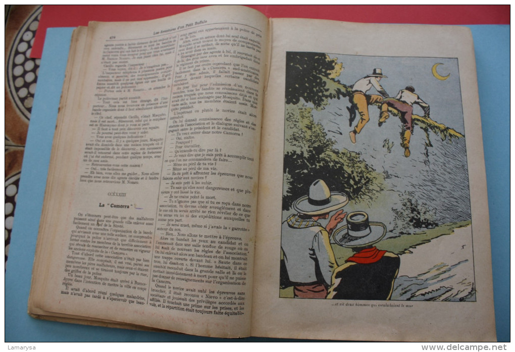 1931 Galopin Arnould Aventures d'un petit Buffalo -N°26 au 50 ( 25 ) Heroiques exploits d'un gamin de Paris Albin Michel