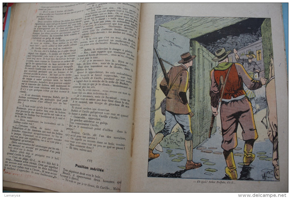 1931 Galopin Arnould Aventures d'un petit Buffalo -N°26 au 50 ( 25 ) Heroiques exploits d'un gamin de Paris Albin Michel