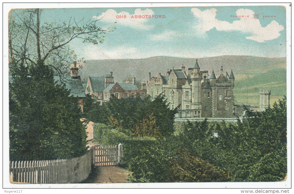 Abbotsford, 1906 Postcard - Roxburghshire