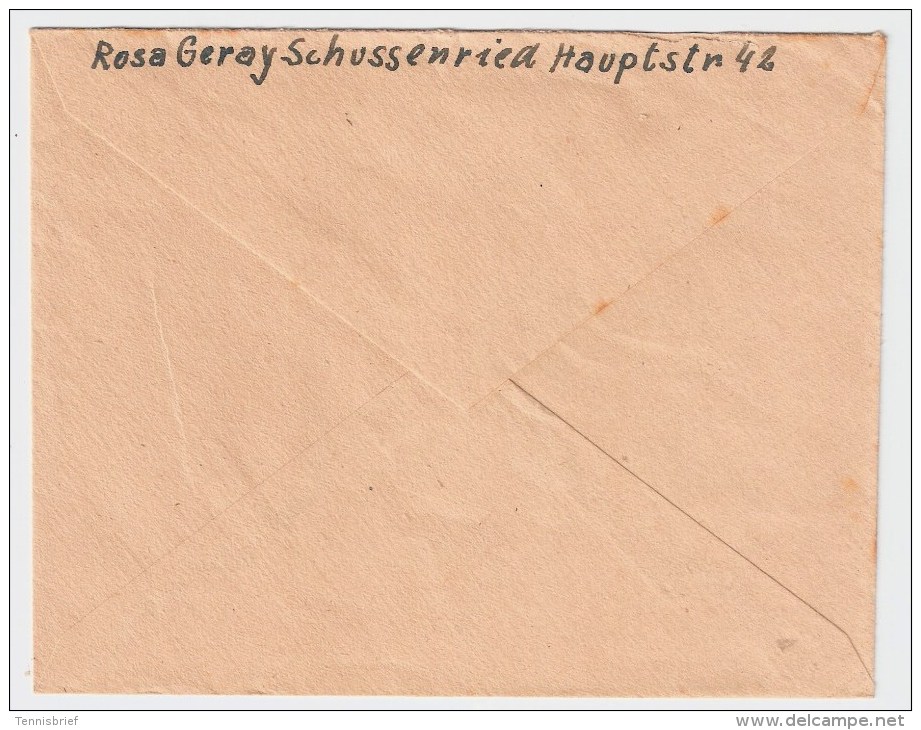 Franz. Zone, Brief Dezember 1945, Früh! .1. Monat !  #2427 - Emissioni Generali