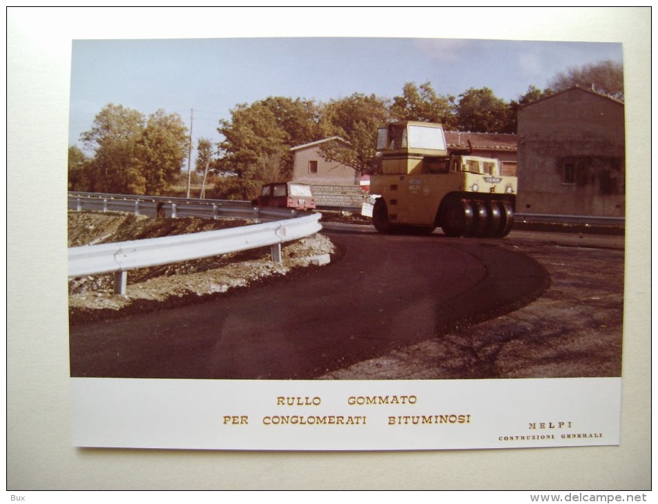 1971 MELPI COSTRUZIONI ROMA SUPERSTRADA FONDO VALLE TAMMARO BENEVENTO  ALBUM FOTOGRAFICO CON ENORMI FOTO - Album & Collezioni