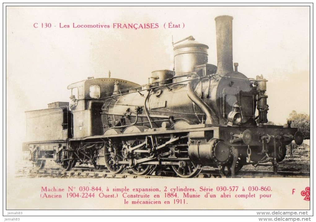 LES LOCOMOTIVES FRANCAISES C 130  ( LOT V4) - Trains