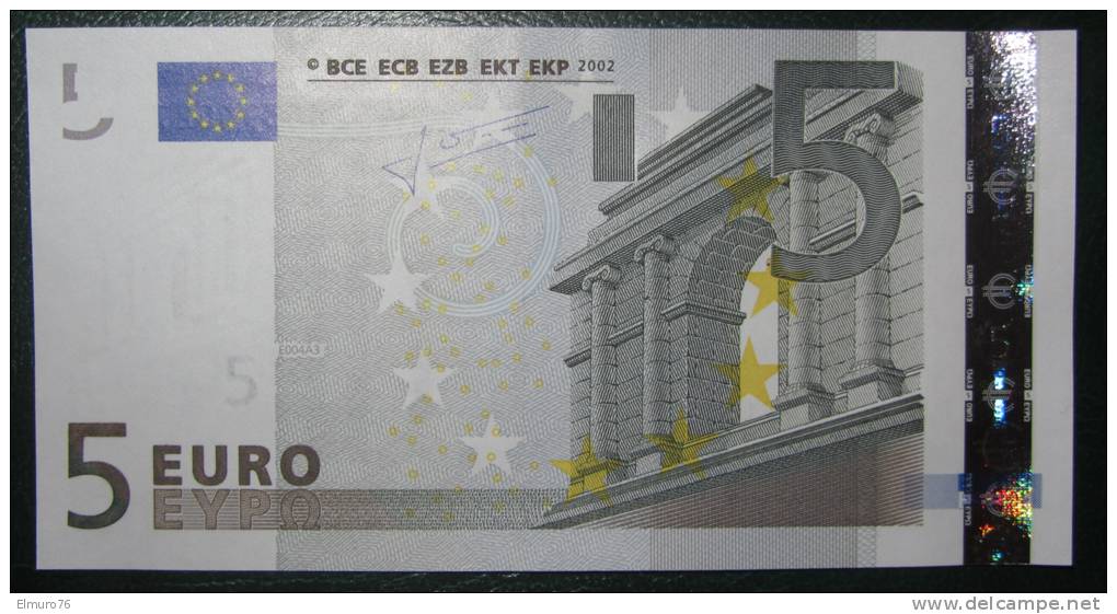 5 EURO E004E1 Netherlands Serie P Perfect UNC - 5 Euro