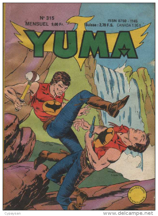 YUMA N° 315 BE SEMIC AVEC ZAGOR 01-1989 - Yuma