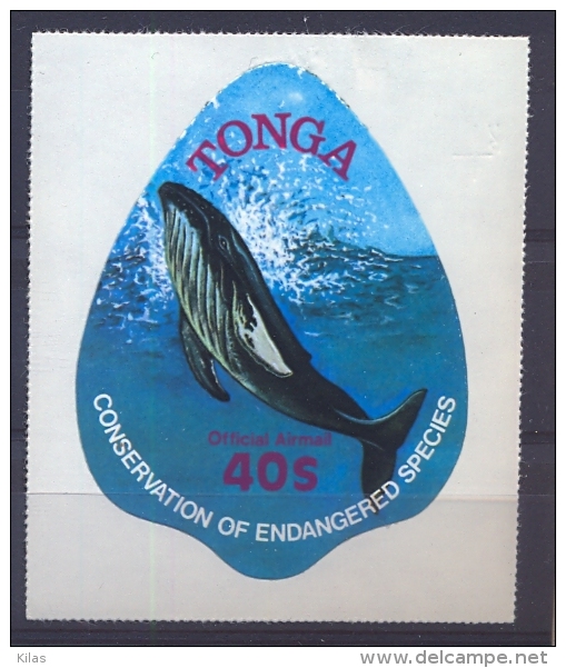 TONGA Conservation Of Endangered Species (adhesive) - Tonga (1970-...)