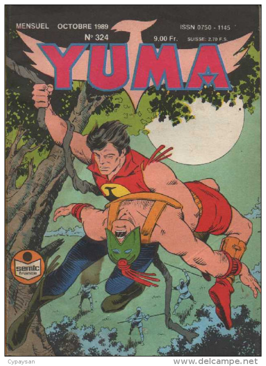 YUMA N° 324 BE SEMIC AVEC ZAGOR 10-1989 - Yuma