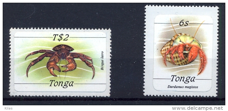 TONGA Crabs (adhesive) - Tonga (1970-...)