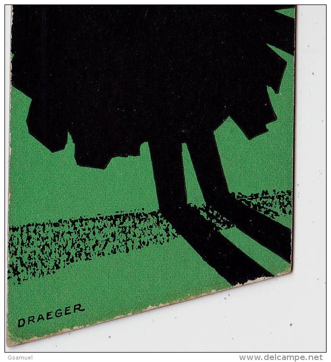 MARQUE-PAGE - PUB NICOLAS FINES BOUTEILLES. Illustrations Recto-verso De Draeger. Années 1930. - Segnalibri