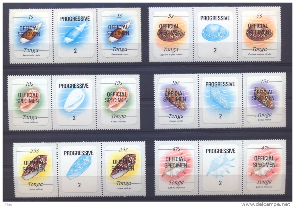 TONGA Shells (adhesive) - Tonga (1970-...)