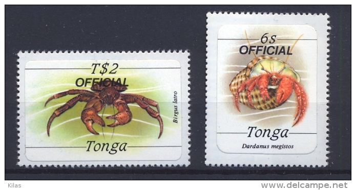 TONGA Crabs (adhesive) - Tonga (1970-...)