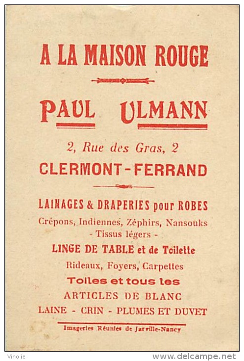 DO 63-045 -  A LA MAISON ROUGE PAUL ULMANN CLERMONT FERRAND DEVINETTE LE CONSCRIT - Andere & Zonder Classificatie