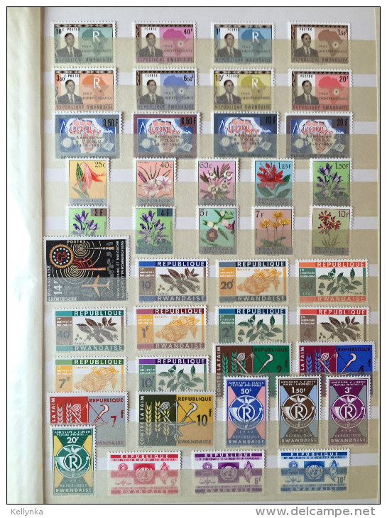 Rwanda - Collection De 1962 à 1983 - Complète - MNH (44 Photos) - Verzamelingen