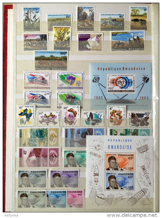 Rwanda - Collection De 1962 à 1983 - Complète - MNH (44 Photos) - Verzamelingen