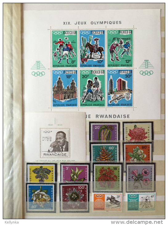 Rwanda - Collection de 1962 à 1983 - Complète - MNH (44 Photos)