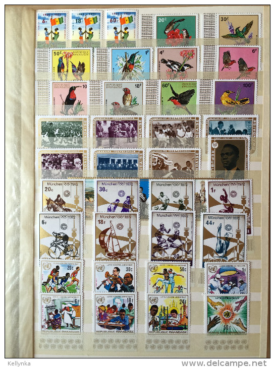 Rwanda - Collection de 1962 à 1983 - Complète - MNH (44 Photos)