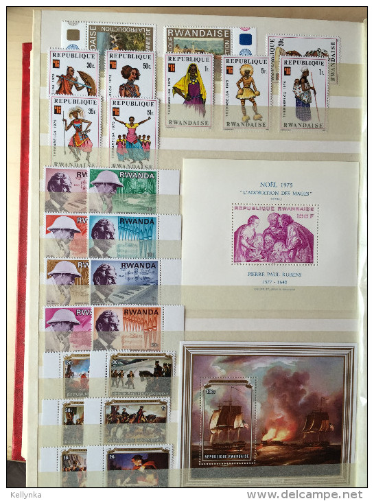 Rwanda - Collection de 1962 à 1983 - Complète - MNH (44 Photos)