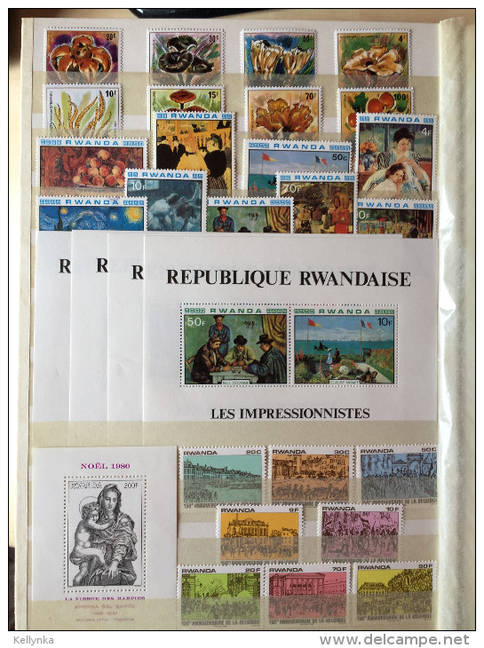 Rwanda - Collection de 1962 à 1983 - Complète - MNH (44 Photos)