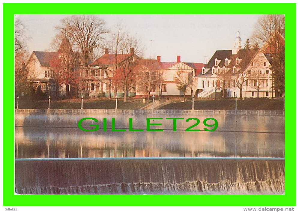 SAINT-HYACINTHE, QUÉBEC - VUE DE LA RIVIÈRE YAMASKA & DE LA RUE GIROUARD - PHOTO, JACQUES LABERGE - - St. Hyacinthe