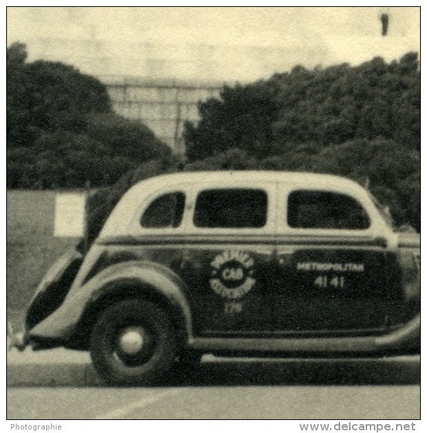 USA Washington DC Lincoln Memorial Touriste En Voyage Automobile Ancienne Photo Amateur 1936 - Places