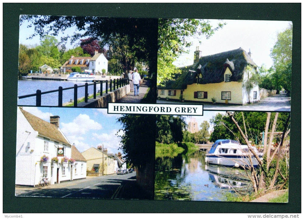 ENGLAND  -  Hemingford Grey  Multi View  Used Postcard As Scans - Andere & Zonder Classificatie