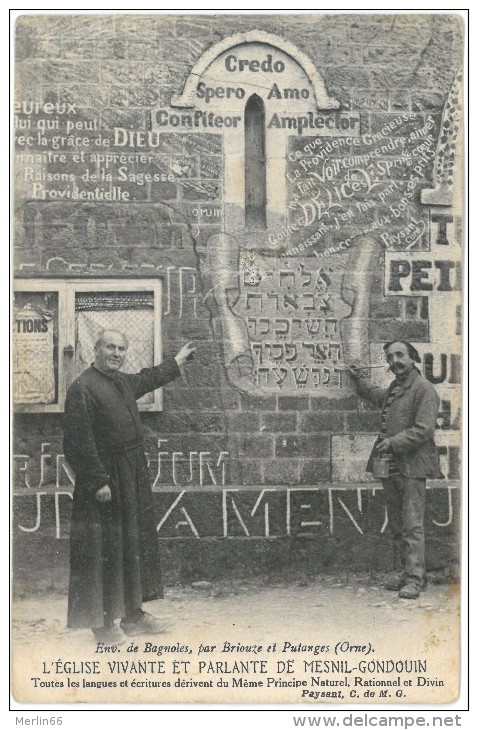 61 MESNIL GONDOUIN L´église VIvante Et Parlante - Autres & Non Classés