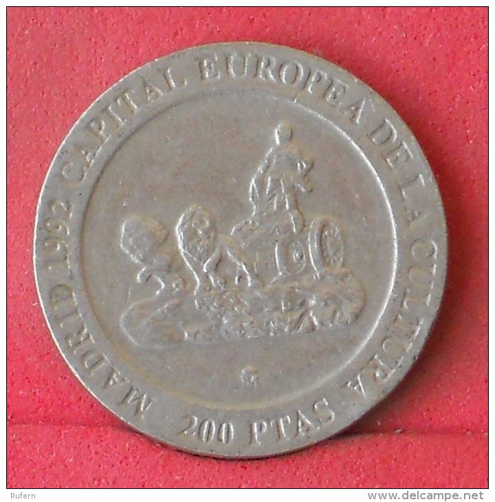 SPAIN  200  PESETAS  1991   KM# 884  -    (Nº12141) - 200 Pesetas