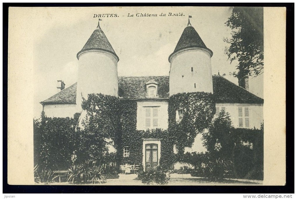 Cpa Du 89 Druyes Le Château Du Boulé     AA5 - Autres & Non Classés