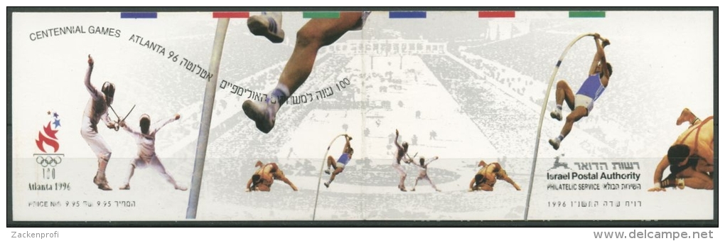 Israel 1996 Olymp. Sommerspiele, Markenheftchen Mit 1397/99 Postfrisch (C70272) - Booklets