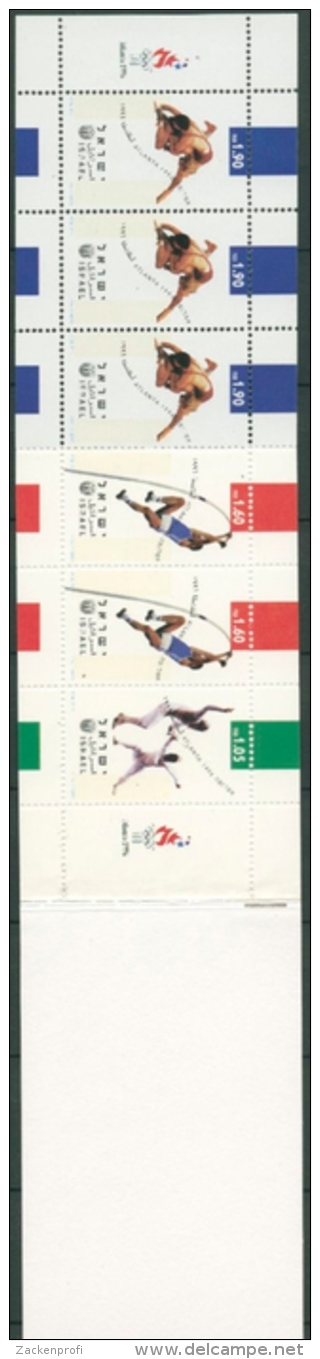 Israel 1996 Olymp. Sommerspiele, Markenheftchen Mit 1397/99 Postfrisch (C70272) - Carnets