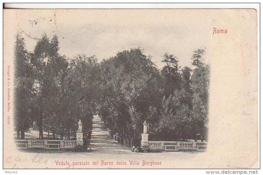 59-Roma-Lazio-Villa Borghese-Bollo Ambulante Greco Tzarigroud-Harmanly-v.1905 - Parques & Jardines