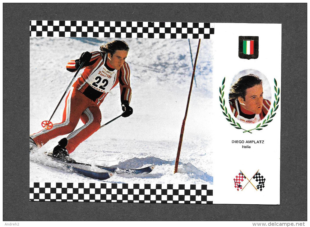 SPORTS - SPORTS D´ HIVER - SKI - DIEGO AMPLATZ - ITALIA - ITALIE - SERIE ESQUI NO 10 - Sports D'hiver