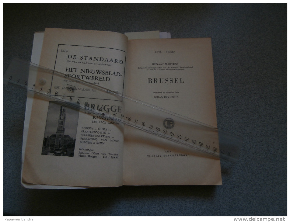 Brussel (VTB-gids) Renaat Martens - Johan Ravestijn - Stan Leurs 1954 - Antique