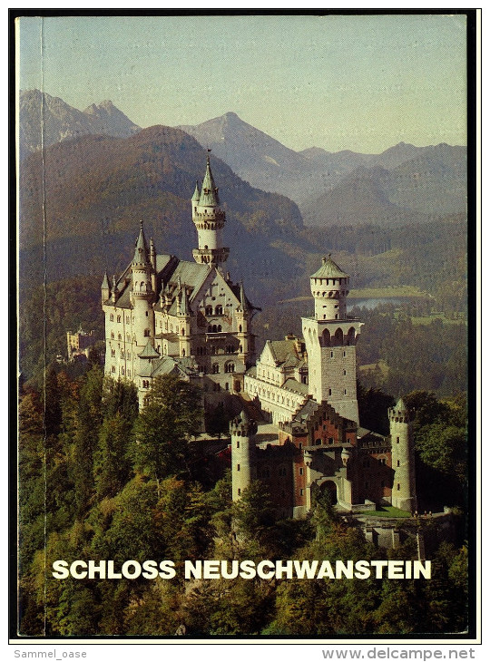 Broschüre / Heft : Schloss Neuschwanstein  -  Eine Beschreibung Mit Bildern  -  Von 1984 - Baviera