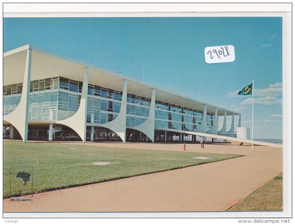 CPM GF - 29028 -Brésil - Brasilia - Palacio Do Planalto-Envoi Gratuit - Brasilia