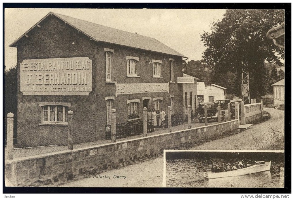 Cpa Du 50 Barrage De Vézins Restaurant Du Lac J. Bernardin    AA7 - Autres & Non Classés