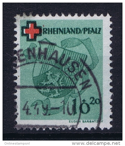 French Occ. Zone Rheinland-Pf / Rhénanie  Mi Nr 42 A Used - Autres & Non Classés