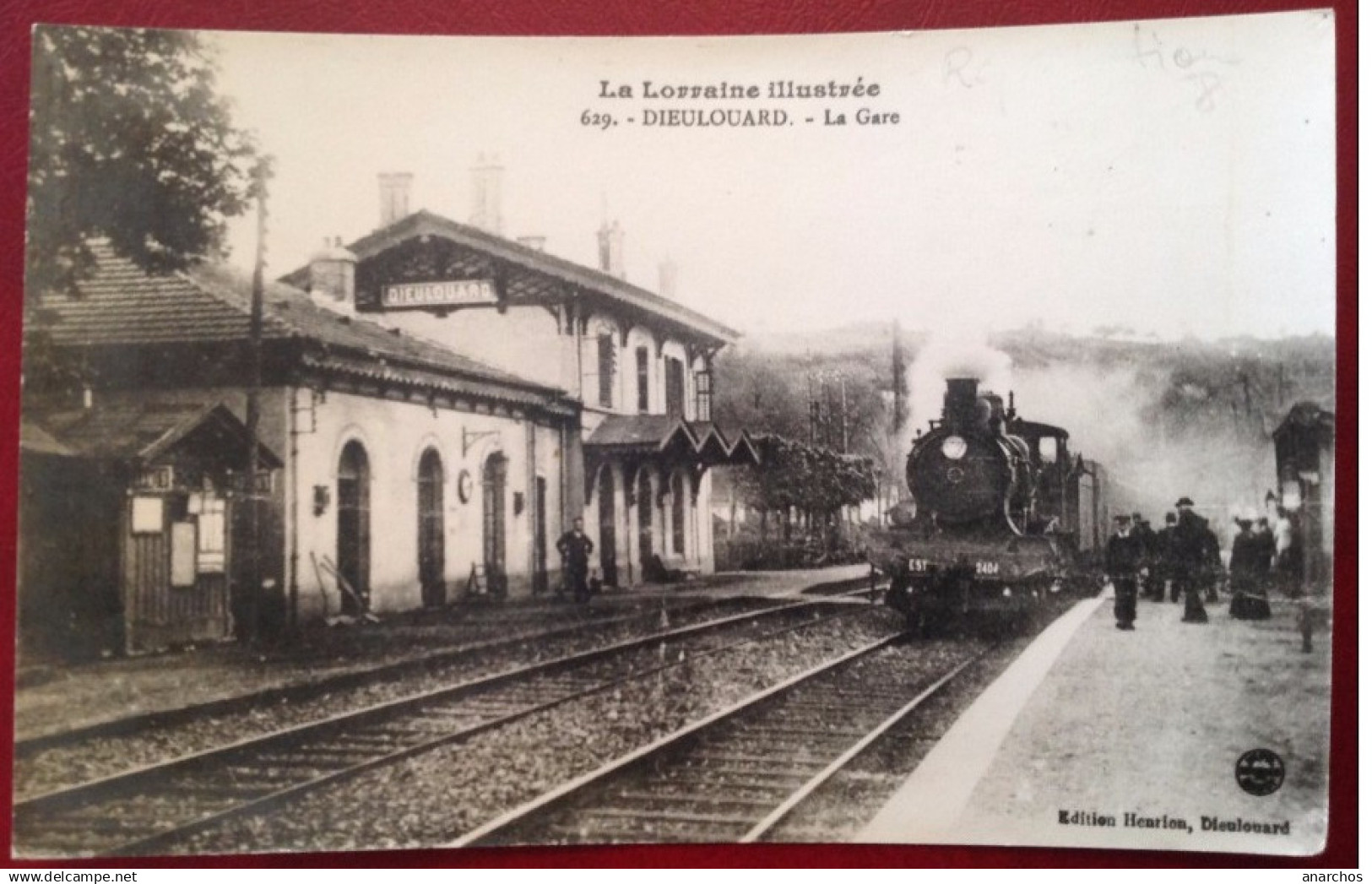 54 Meurthe Et Moselle DIEULOUARD La Gare (photo Reproduction Unique Par Journaliste De La Vie Du Rail En 1958) - Dieulouard